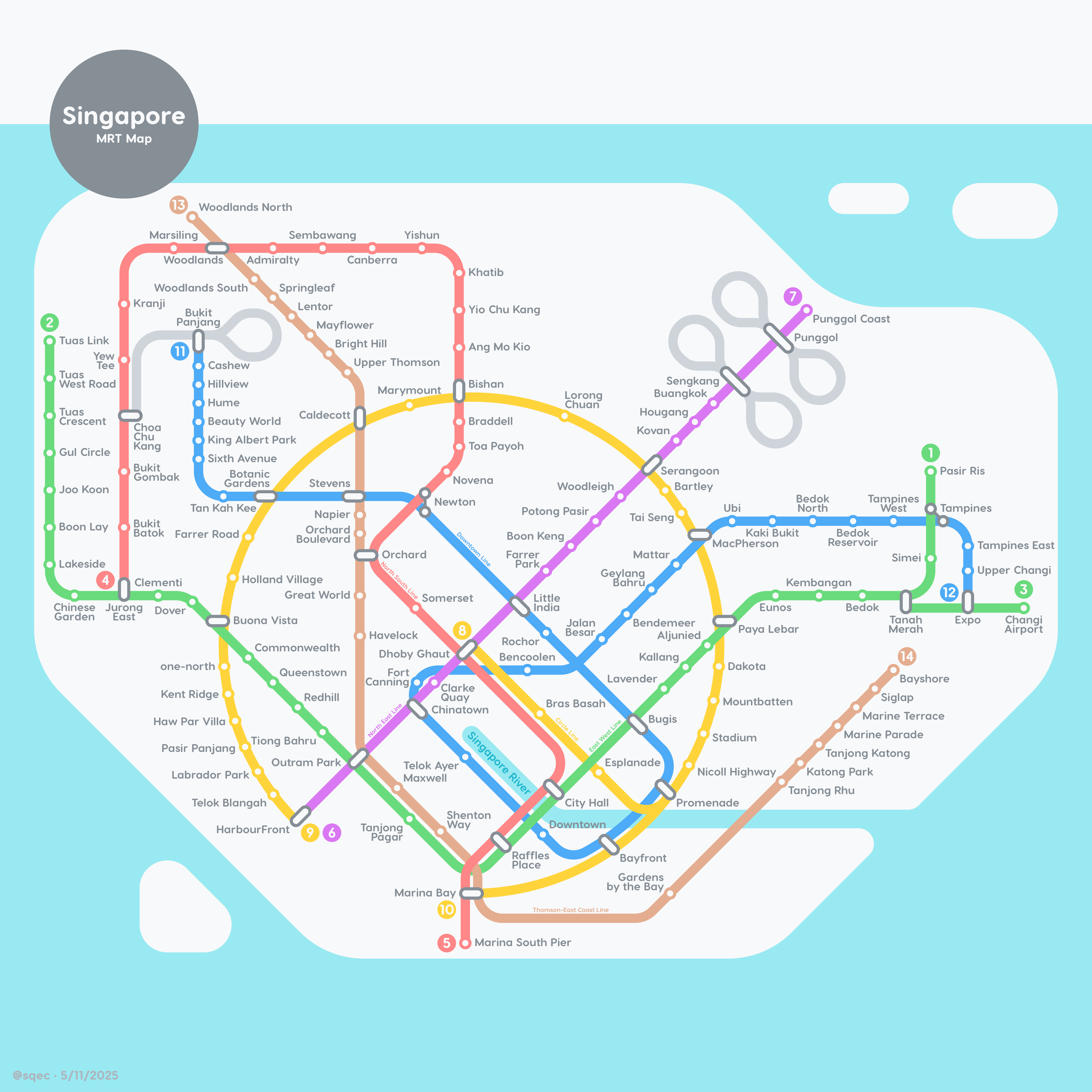 Singapore Transit Map